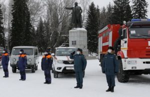 Подразделения МЧС получили новую технику Подразделения МЧС получили новую технику