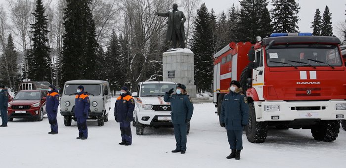 Подразделения МЧС получили новую технику