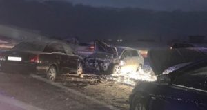 Три автомобиля столкнулись в Кош-Агаче, травмированы маленькие дети