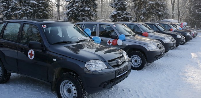 Медицинские организации получили новый транспорт