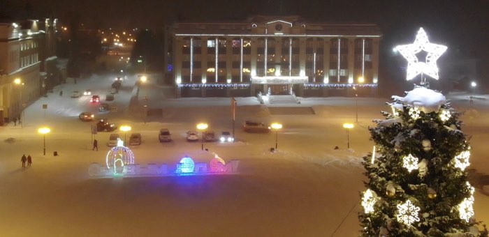 Снег и слабые метели ожидаются в новогоднюю ночь в Горном Алтае