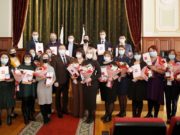 Участники акции взаимопомощи «Мы вместе» получили президентские медали