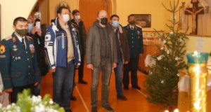 Глава республики принял участие в рождественском богослужении