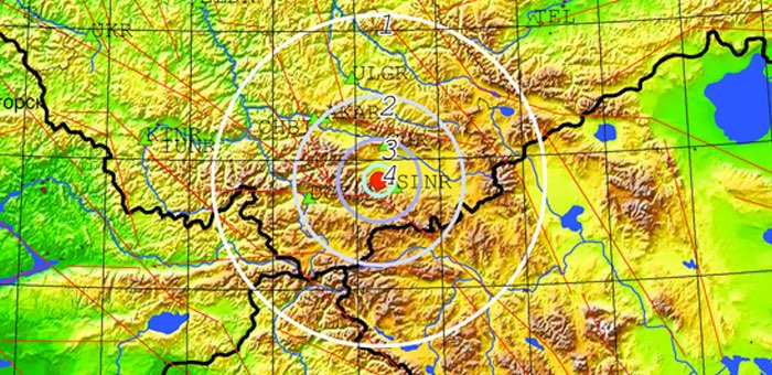 В Кош-Агачском районе произошло землетрясение магнитудой 3,7