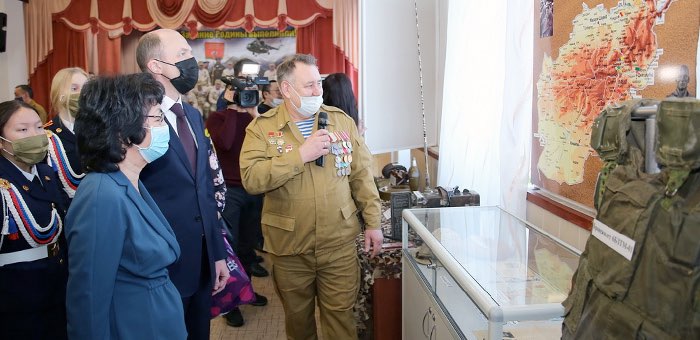 В Горно-Алтайске открыли уголок боевой славы воинов-интернационалистов Республики Алтай