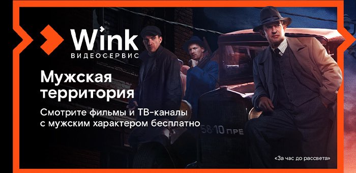 Встречайте 23 февраля на мужской территории Wink