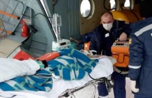 Пациента с тяжелой черепно-мозговой травмой эвакуировали из Усть-Коксы вертолетом санавиации Пациента с тяжелой черепно-мозговой травмой эвакуировали из Усть-Коксы вертолетом санавиации