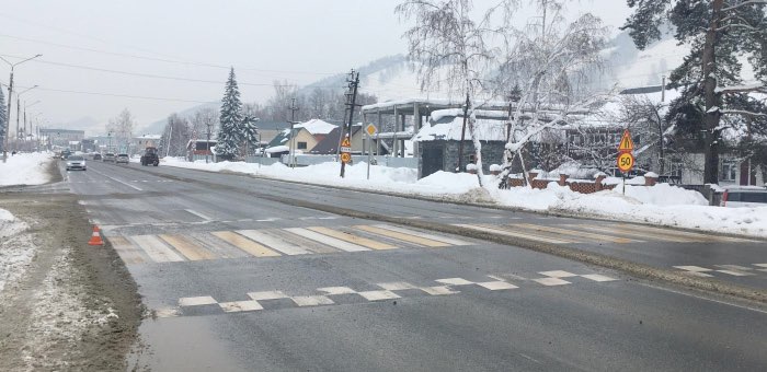 В Майме сбили мужчину на пешеходном переходе