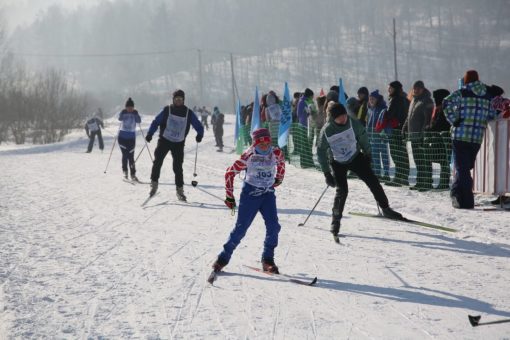Более семисот человек поучаствовали в «Лыжне России»