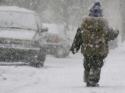 Штормовое предупреждение: снег, метели, ветер, похолодание