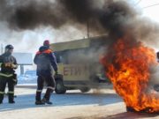 Учение по ликвидации последствий ДТП прошло на Алтае