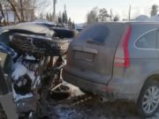Два автомобиля столкнулись в Турочаке, госпитализированы три человека, в том числе ребенок