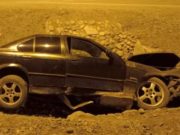 Нетрезвый водитель ночью на BMW устроил аварию на Чуйском тракте