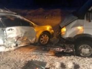 Молодой водитель на Mitsubishi Lancer выехал на встречную полосу и попал в больницу