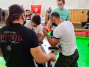 Соревнования по армрестлингу прошли с огромным воодушевлением и азартом