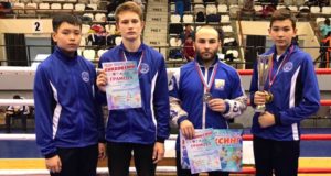 Иван Батов завоевал золото на чемпионате Сибири по кикбоксингу