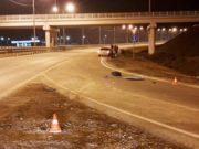 Молодой горожанин устроил аварию на Чуйском тракте возле аэропорта Молодой горожанин устроил аварию на Чуйском тракте возле аэропорта