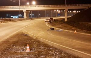 Молодой горожанин устроил аварию на Чуйском тракте возле аэропорта
