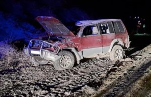 Ночная поездка на Mitsubishi Pajero завершилась драматически