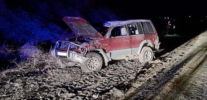 Ночная поездка на Mitsubishi Pajero завершилась драматически