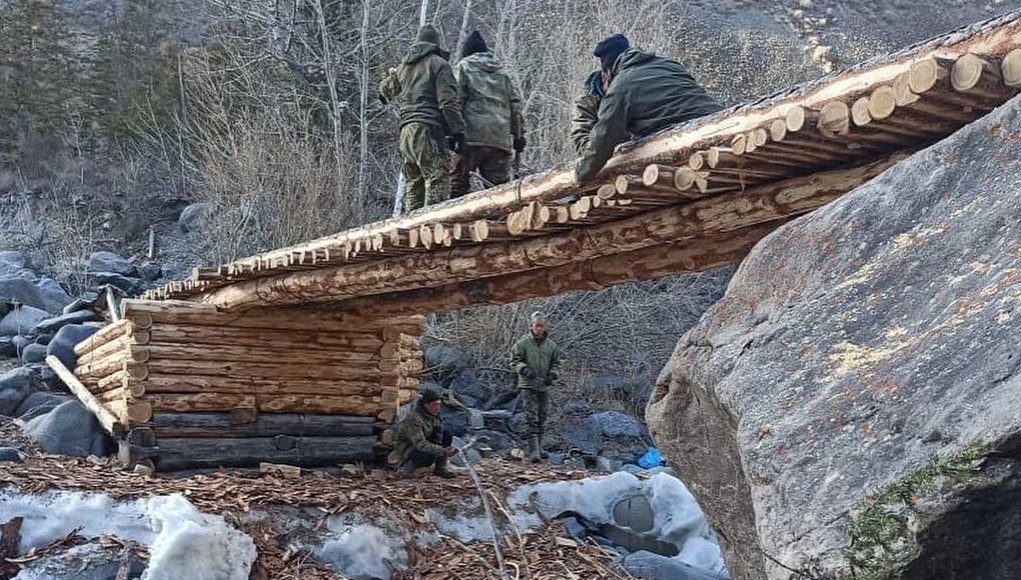 В Джазаторе своими силами построили мост через Кулагаш