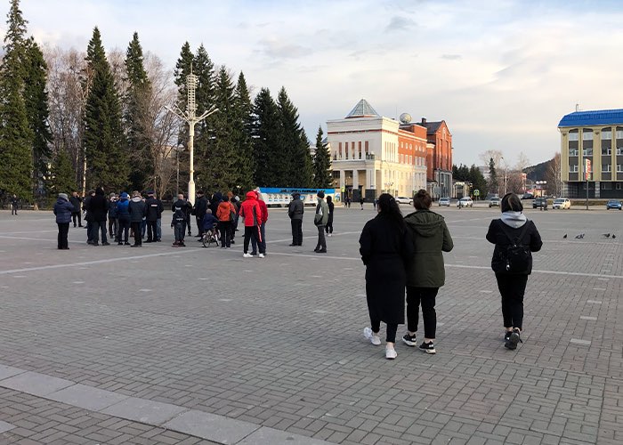 Акция в поддержку Алексея Навального прошла в Горно-Алтайске