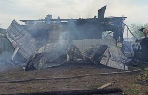 В Горно-Алтайске за день сгорел еще один жилой дом