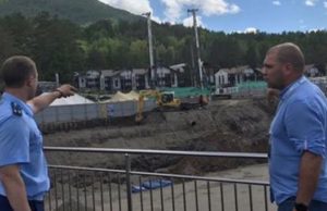 Круглосуточное строительство объекта на курорте «Манжерок» возмутило жителей