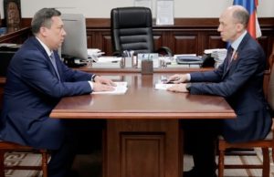 Олег Хорохордин провел рабочую встречу с Владимиром Полетаевым Олег Хорохордин провел рабочую встречу с Владимиром Полетаевым