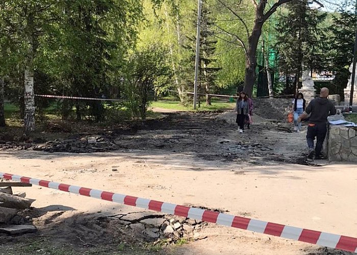 Началось благоустройство родника «Аленушка и Ырысту»