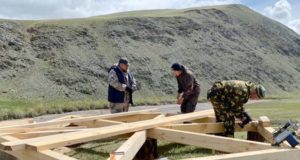 Участники эковолонтерской смены приступили к обустройству территории в Сайлюгемском нацпарке Участники эковолонтерской смены приступили к обустройству территории в Сайлюгемском нацпарке
