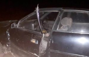 На Чуйском тракте КАМАЗ сбил водителя, садившегося в припаркованный автомобиль