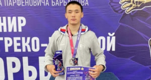 Юрий Тапаа стал победителем Всероссийского турнира по греко-римской борьбе