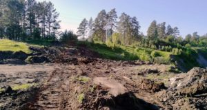 Завершена очистка и рекультивация карьера на месте строительства парка-музея «Верхний Барангол»