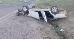 Нетрезвый водитель без прав «потерпел крушение» возле Шашикмана, пассажир в реанимации