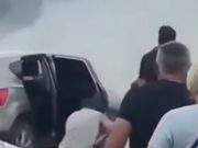 При подъеме на Семинский перевал загорелась машина При подъеме на Семинский перевал загорелась машина