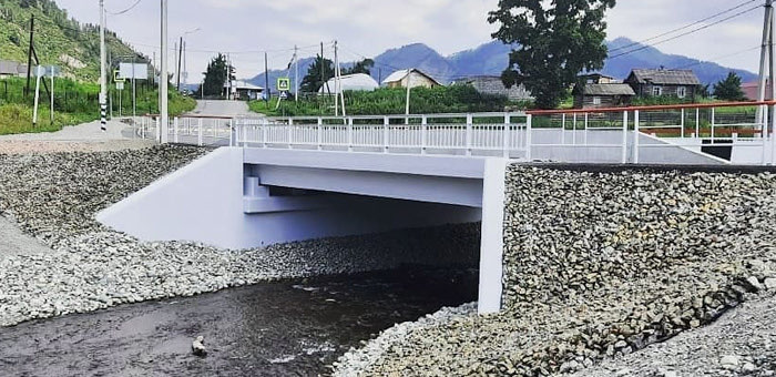Завершена реконструкция моста через Анос