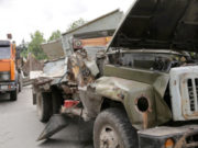 Два грузовых автомобиля столкнулись в Горно-Алтайске Два грузовых автомобиля столкнулись в Горно-Алтайске