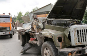 Два грузовых автомобиля столкнулись в Горно-Алтайске Два грузовых автомобиля столкнулись в Горно-Алтайске