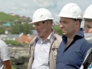 Ольга Сафронова провела выездную планерку на месте строительства нового детского сада Ольга Сафронова провела выездную планерку на месте строительства нового детского сада
