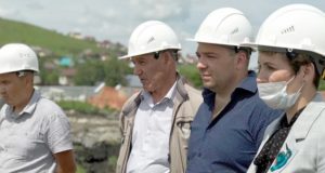 Ольга Сафронова провела выездную планерку на месте строительства нового детского сада