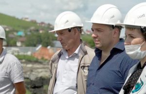 Ольга Сафронова провела выездную планерку на месте строительства нового детского сада