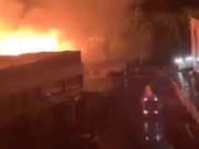 Крупный пожар случился в Горно-Алтайске (видео) Крупный пожар случился в Горно-Алтайске