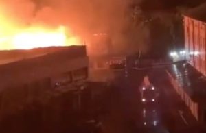 Крупный пожар случился в Горно-Алтайске (видео) Крупный пожар случился в Горно-Алтайске