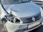 На Чуйском тракте в Рыбалке автомобили не поделили полосу На Чуйском тракте в Рыбалке автомобили не поделили полосу