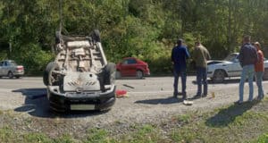 На объездной дороге столкнулись автомобили На объездной дороге столкнулись автомобили