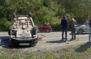 На объездной дороге столкнулись автомобили На объездной дороге столкнулись автомобили