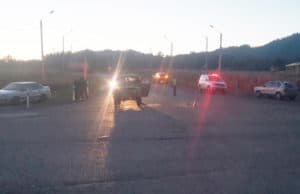Возле ГЛК «Манжерок» УАЗ протаранил Mitsubishi Pajero Возле ГЛК «Манжерок» УАЗ протаранил Mitsubishi Pajero