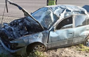 Автомобиль с туристами перевернулся на Чемальском тракте