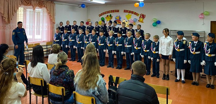 Кадетский класс «Юный спасатель» открылся в Мультинской школе